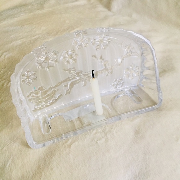 Glass Christmas Candle Holder - Picture 5 of 6